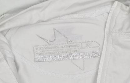 Trespass Women’s White XS Colourblock 1/4 Zip Activewear Pullover Top