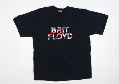 Gildan Men’s Black XL Brit Floyd 2012 Tour Graphic Band T-Shirt