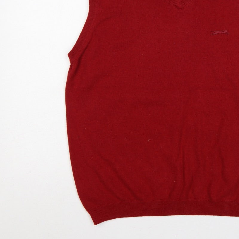 Slazenger Golf Men’s Red XL V-Neck Knit Sleeveless Jumper Vest