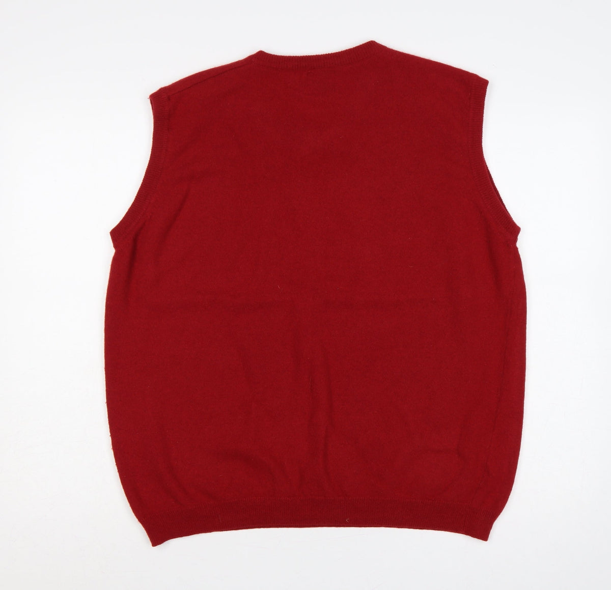 Slazenger Golf Men’s Red XL V-Neck Knit Sleeveless Jumper Vest