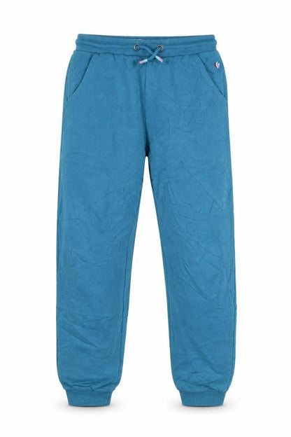 FatFace Girls Blue Size 13 Jogger Sweatpants Drawstring Cotton Blend