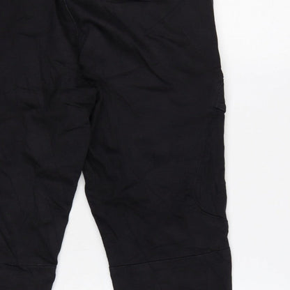 Pull&Bear Men’s Black M Cargo Jogger Trousers Drawstring