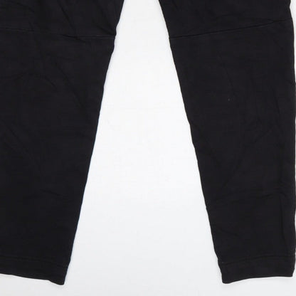 Pull&Bear Men’s Black M Cargo Jogger Trousers Drawstring