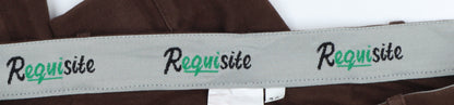 Requisite Women’s Brown Cotton Stretch Riding Trousers Size 36 Pockets