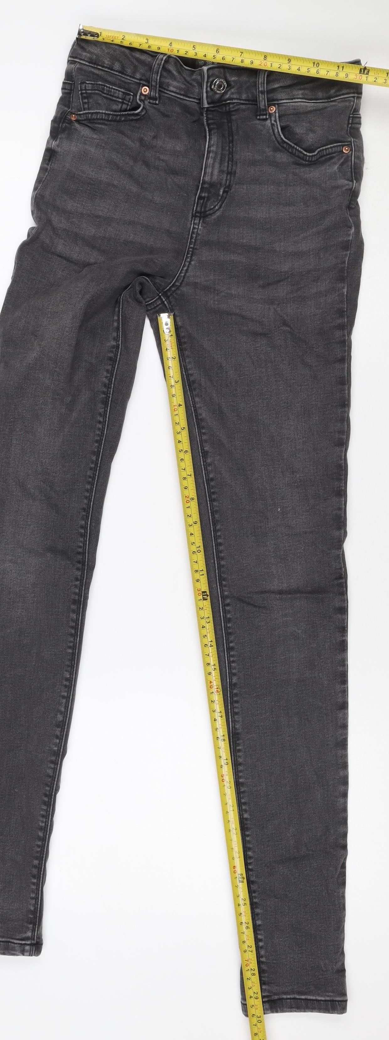 Primark Women’s Black Slim Straight Stretch Jeans UK 10