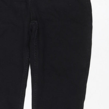 Denim Co. Women’s Black UK 12 Skinny Stretch Jeans Ankle Zip