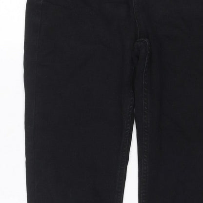 Denim Co. Women’s Black UK 12 Skinny Stretch Jeans Ankle Zip