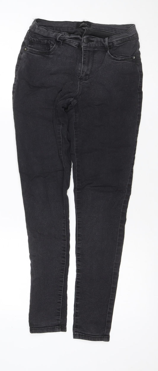 Additional front view of Only Women’s Black M/32 Skinny Stretch Jeans 5-Pocket
