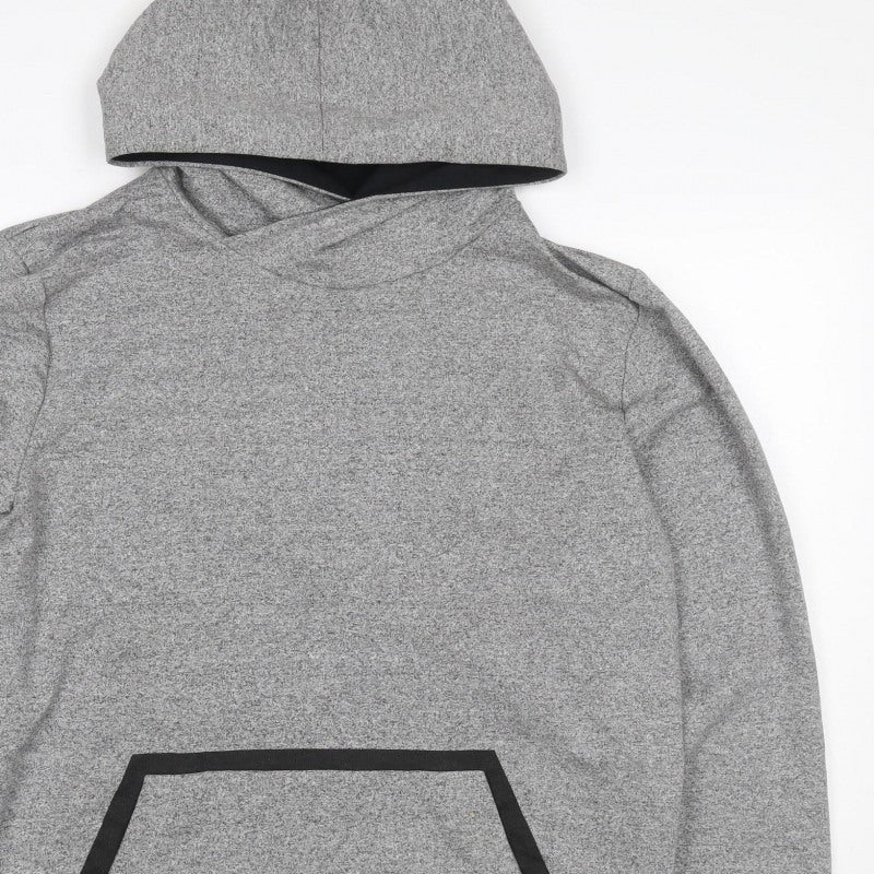 Jack & Jones Core Men's Grey XL Pullover Hoodie Kangaroo Pocket