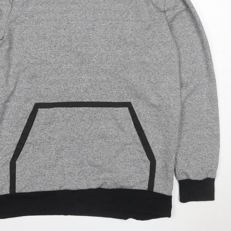 Jack & Jones Core Men's Grey XL Pullover Hoodie Kangaroo Pocket