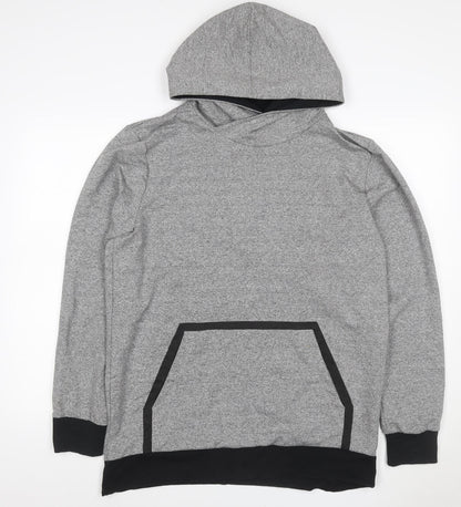 Jack & Jones Core Men's Grey XL Pullover Hoodie Kangaroo Pocket