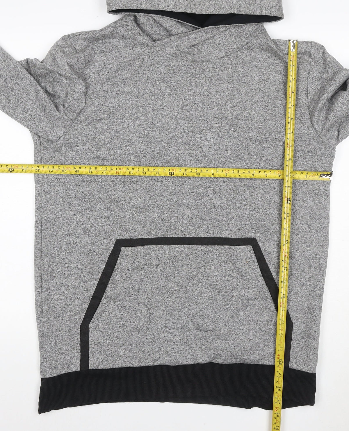 Jack & Jones Core Men's Grey XL Pullover Hoodie Kangaroo Pocket