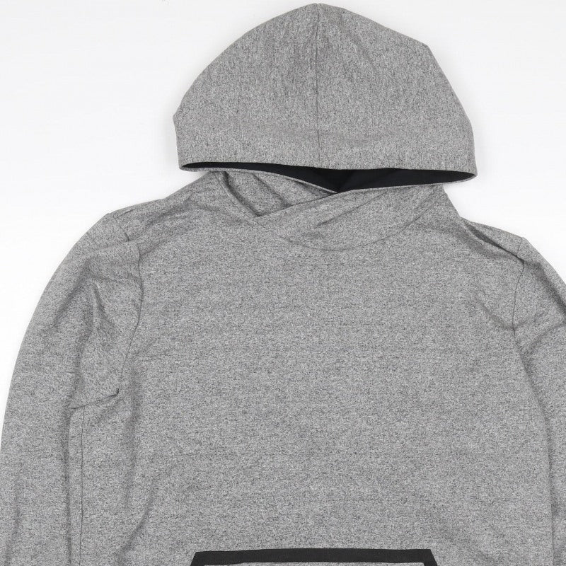 Jack & Jones Core Men's Grey XL Pullover Hoodie Kangaroo Pocket
