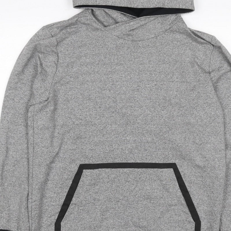 Jack & Jones Core Men's Grey XL Pullover Hoodie Kangaroo Pocket