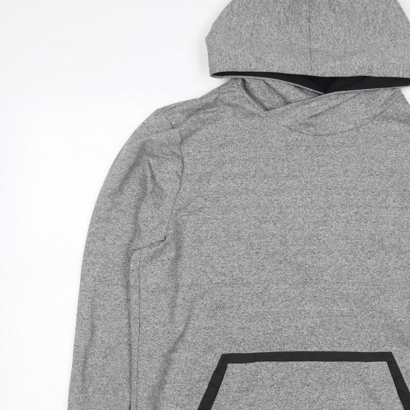 Jack & Jones Core Men's Grey XL Pullover Hoodie Kangaroo Pocket