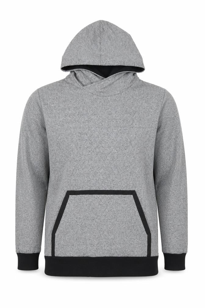 Jack & Jones Core Men's Grey XL Pullover Hoodie Kangaroo Pocket