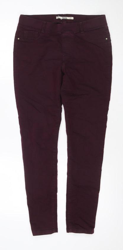 DP Denim Women’s Purple Size 12 Short Stretch Straight Jeans