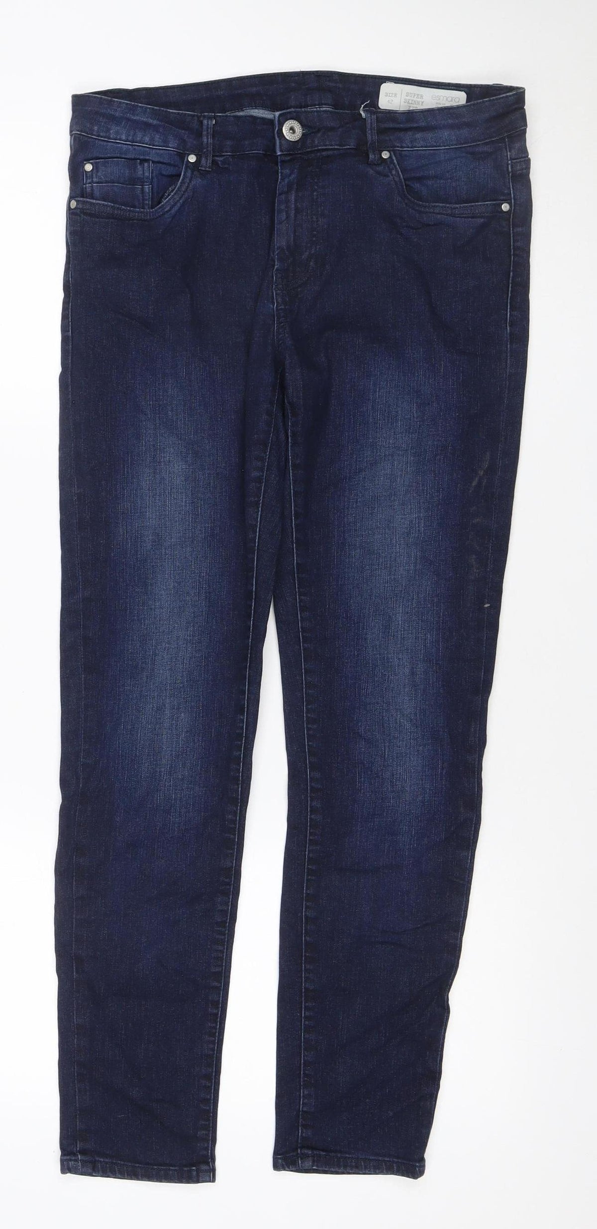 Esmara Women’s Blue Super Skinny Fit Jeans UK 14 Dark Wash