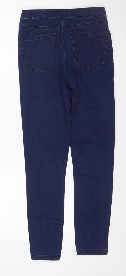 Denim Co Women's Blue UK 10 Skinny Mid Rise Stretch Jeans