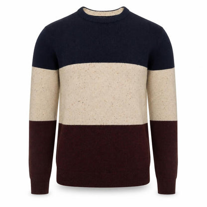Next Men's Multicoloured M Crew Neck Colour Block Knit Pullover Jumper