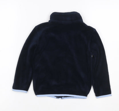 Peppa Pig Boys Navy Fleece Zip Jacket 2-4 Years George & Peppa