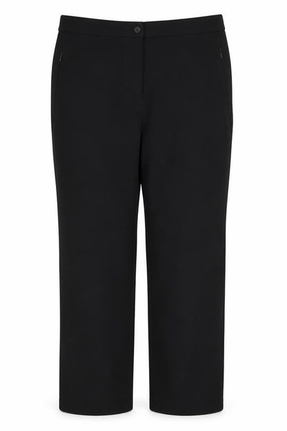 Marks & Spencer Women Black UK 14 Wide Leg Dress Trousers Workwear