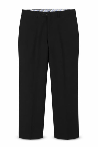 Marks & Spencer Men Black 32x31 Crease Resistant Dress Trousers