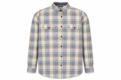 Next Men’s XL Multicoloured Plaid Cotton Long Sleeve Button-Up Shirt