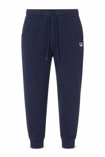 Fila Men’s Blue Fleece Jogger Trousers Size S Drawstring