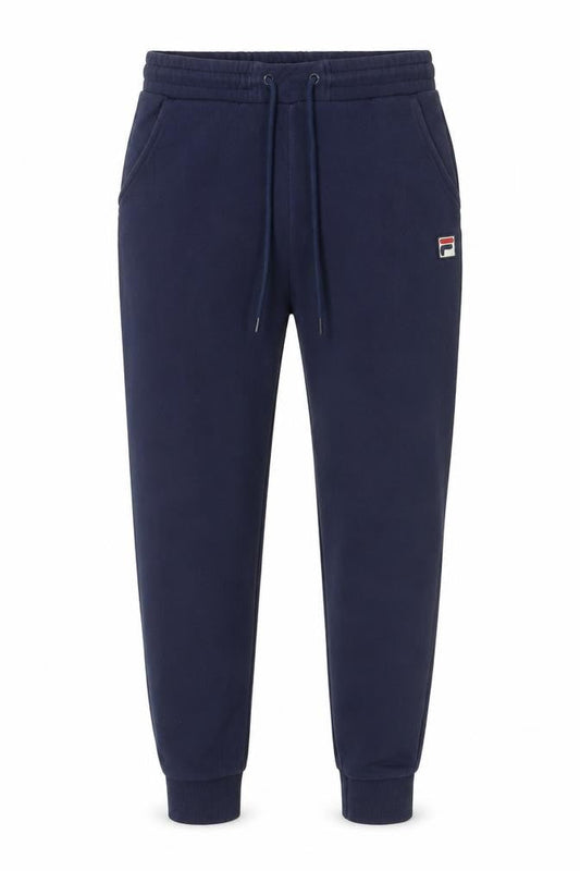 Fila Men’s Blue Fleece Jogger Trousers Size S Drawstring