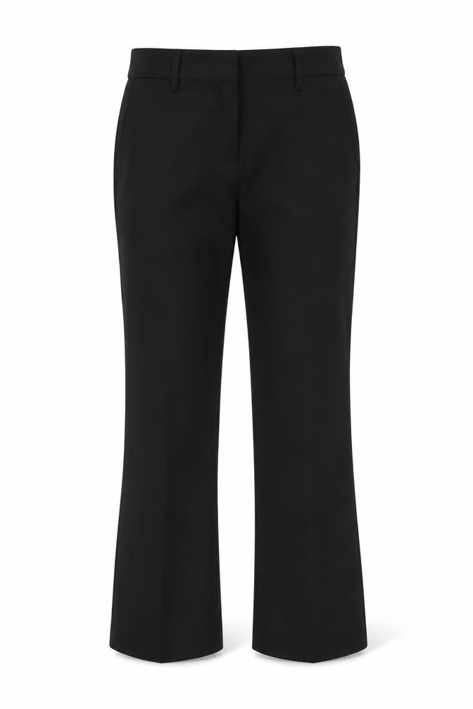 Next Women’s Black Petite UK 10 Tailored Bootcut Work Trousers