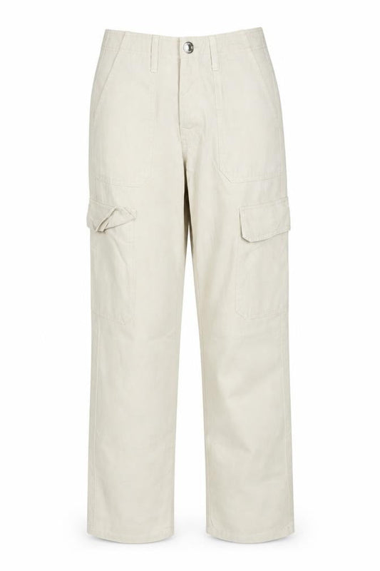 Zara Women’s Beige UK 6 Straight Leg Cargo Trousers