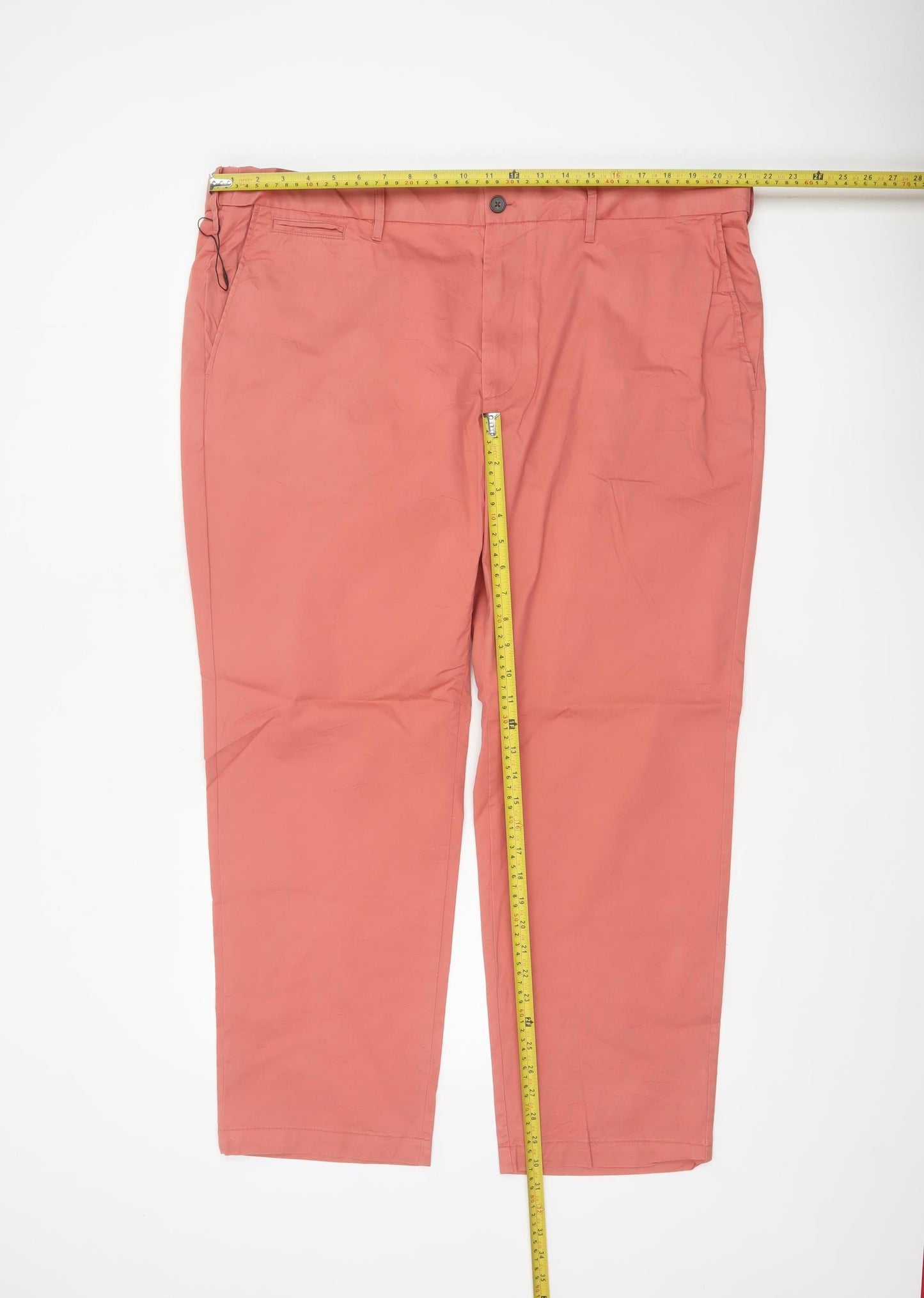 Marks and Spencer Men's Pink 44in Regular Fit Chino Trousers