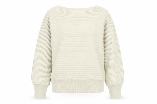 Izabel London Women Beige Size 10 Rib Knit Dolman Sleeve Jumper