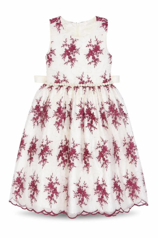 Front view of Couture Princess Teens Multicoloured, size 8, Ball Gown Floral Dress