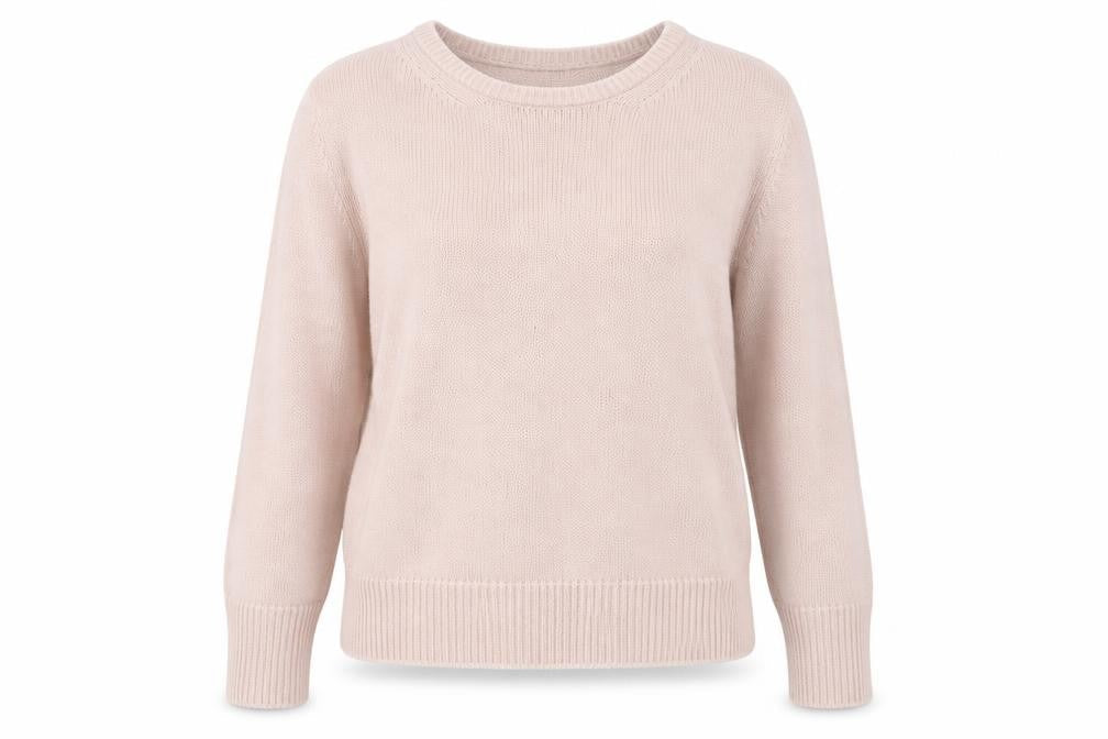 Marks & Spencer Women’s Pink L Crew Neck Knit Pullover Jumper