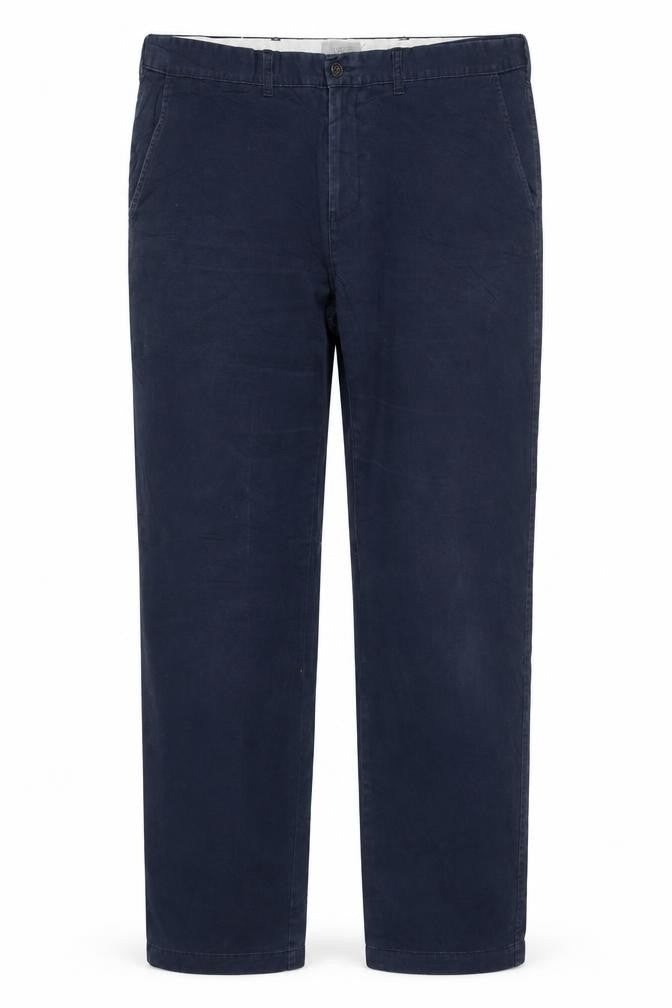 Marks & Spencer Men's Blue 40in 35in Regular Fit Chino Trousers
