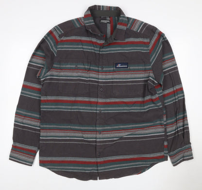 Craghoppers Men's Multicoloured L Striped Long Sleeve Button-Up Shirt
