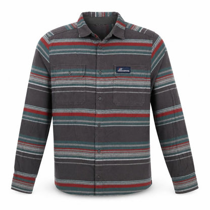 Craghoppers Men's Multicoloured L Striped Long Sleeve Button-Up Shirt