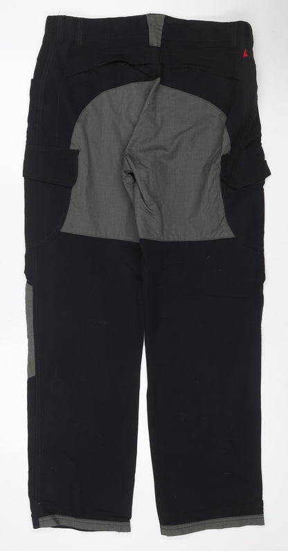 Musto Men’s Black Grey 34R Evolution Waterproof Sailing Trousers