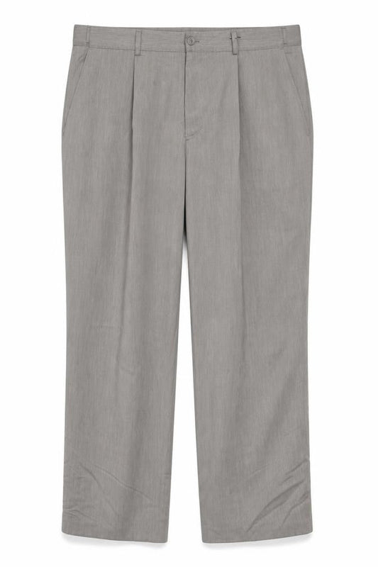 Cotton Traders Women Grey UK 14 Straight Leg Dress Trousers Pockets