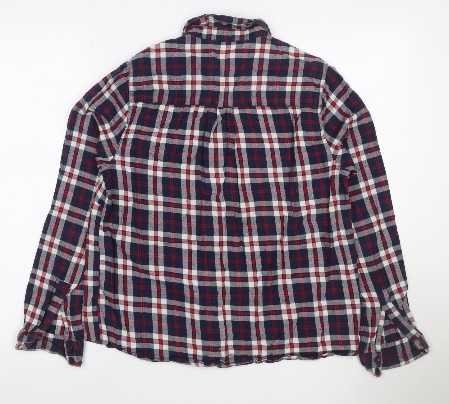 New Look Women's Multicoloured UK 10 Basic Plaid Cotton Shirt