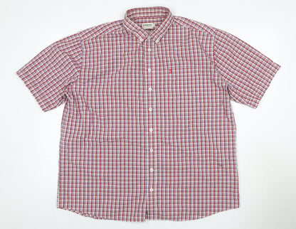 Farah Classic Men’s Multicoloured Check Short Sleeve Shirt XL