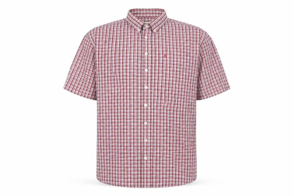 Farah Classic Men’s Multicoloured Check Short Sleeve Shirt XL