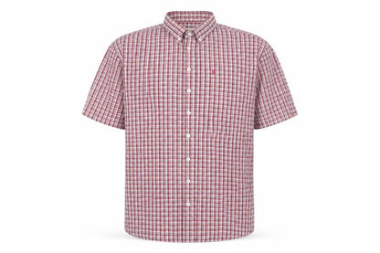 Farah Classic Men’s Multicoloured Check Short Sleeve Shirt XL