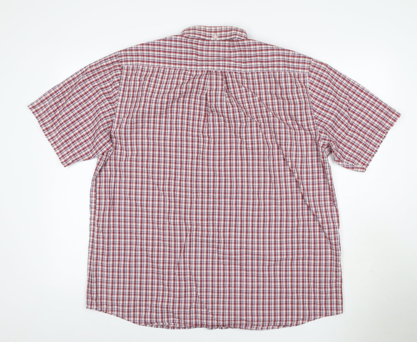 Farah Classic Men’s Multicoloured Check Short Sleeve Shirt XL