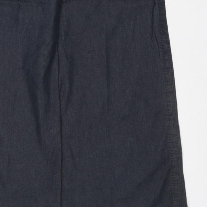 Next Women’s Black Size 18 Wide-Leg Cargo Jeans Button Fly