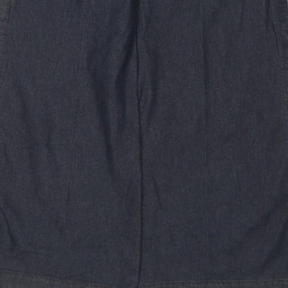 Next Women’s Black Size 18 Wide-Leg Cargo Jeans Button Fly