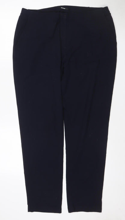 Rohan Women’s Blue UK 18R Straight Leg Lightweight Travel Trousers