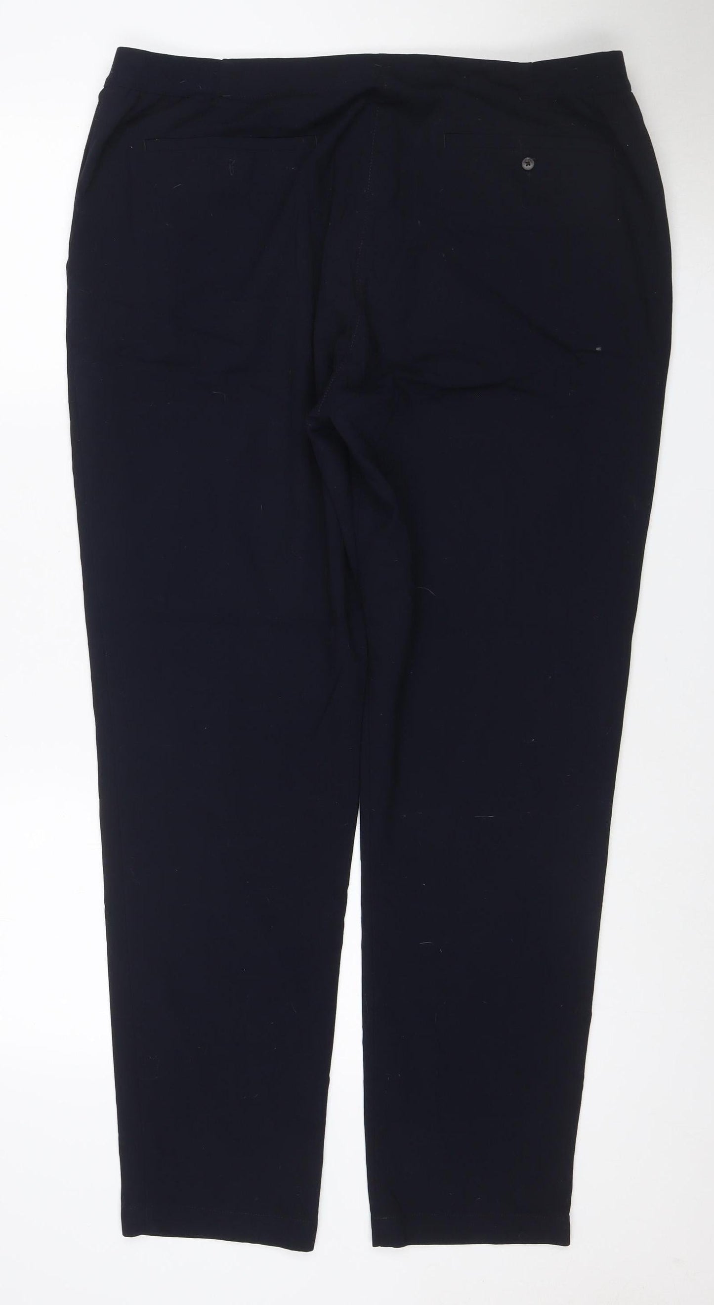 Rohan Women’s Blue UK 18R Straight Leg Lightweight Travel Trousers